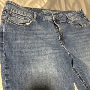 Maurices Blue Boot Cut Jeans with Classic Medium Wash